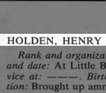 Holden, Henry