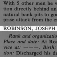 Robinson, Joseph