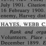 Hayes, Webb C