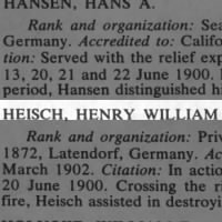 Heisch, Henry William