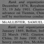 McAllister, Samuel