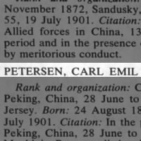 Petersen, Carl Emil