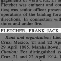 Fletcher, Frank Jack