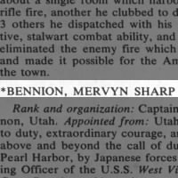 Bennion, Mervyn Sharp