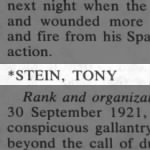 Stein, Tony