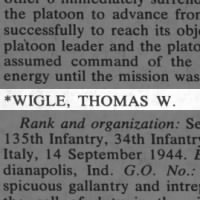 Wigle, Thomas W