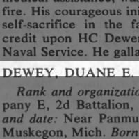 Dewey, Duane E