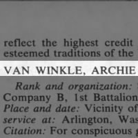 Van Winkle, Archie