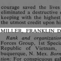 Thumbnail for Miller, Franklin D