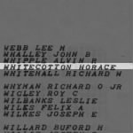 Whitecotton, Horace