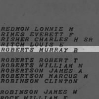 Roberts, Murray B