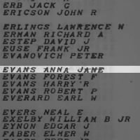 Evans, Anna Jane