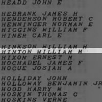 Hinton, William M