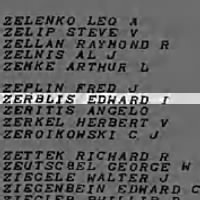 Zerblis, Edward I