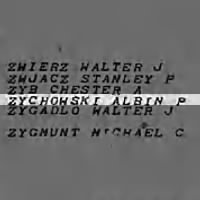 Thumbnail for Zychowski, Albin P