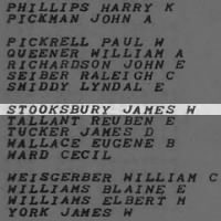 Stooksbury, James W