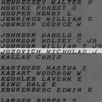Jozovich, Nicholas J