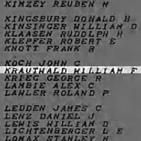 Krautwald, William F