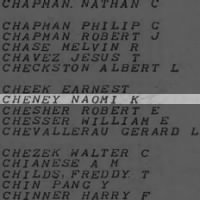 Cheney, Naomi K