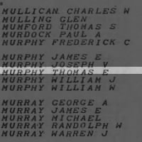 Murphy, Thomas E