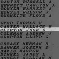Clifton, John D