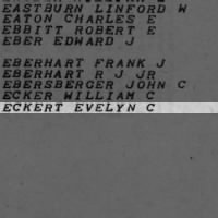Eckert, Evelyn C