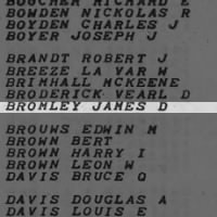 Bromley, James D