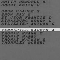 Tannehill, Marvin A