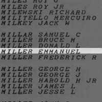 Miller, Emmanuel