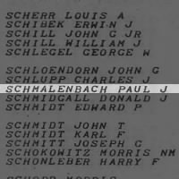 Schmalenbach, Paul J