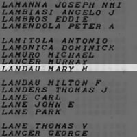 Landau, Mary M