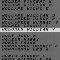 Holohan, William V
