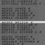 Moses, Melvin A