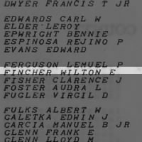 Fincher, Wilton E