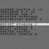 Bryant, Evander C