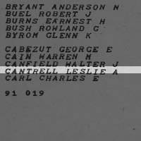 Cantrell, Leslie A