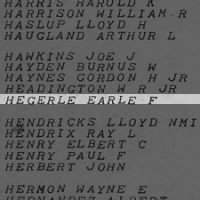 Hegerle, Earle F