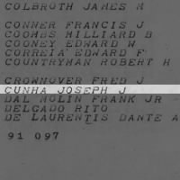 Cunha, Joseph J