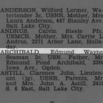 Archibald, Edmund Wayne
