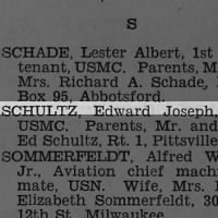 Schultz, Edward Joseph