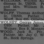 Wolney, George James