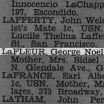 LaFleur, George Noel