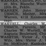 Wartell, Charles W