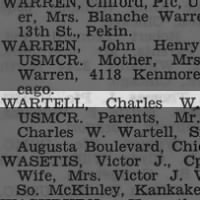 Wartell, Charles W