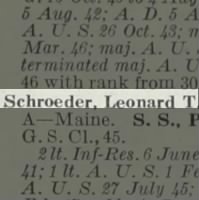 Schroeder, Leonard T
