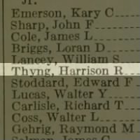 Thyng, Harrison R