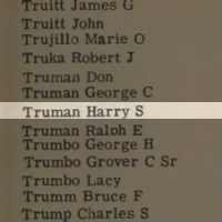 Truman, Harry S