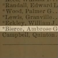 Bierce, Ambrose G