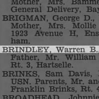 Brindley, Warren B