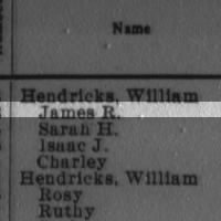 Hendricks, James R